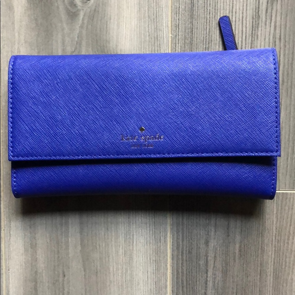 Blue Kate Spade Wallet